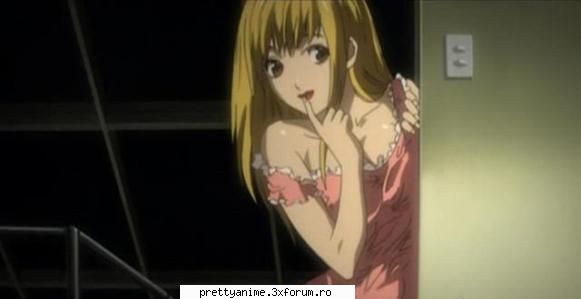 misa amane care practic spus ar fii al doilea kira care are si ea un shinigami pe nume rem.misa